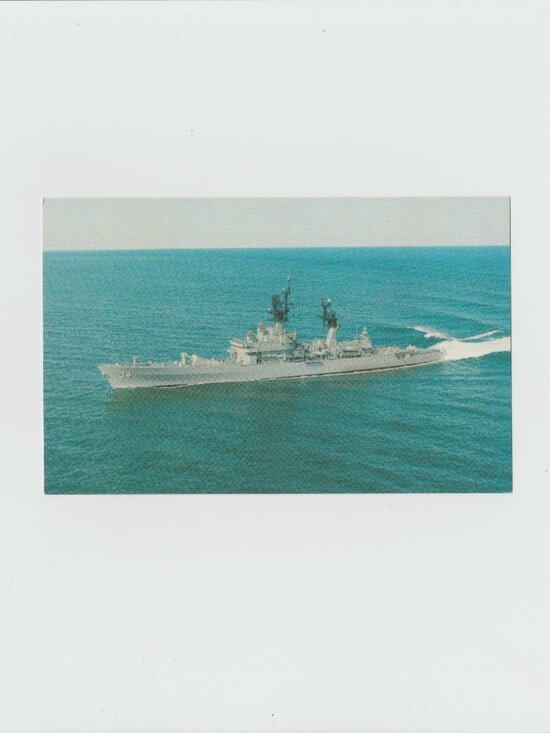 Atlantic Fleet Sales Other - U.S.S. Biddle (DLG - 34) Postcard